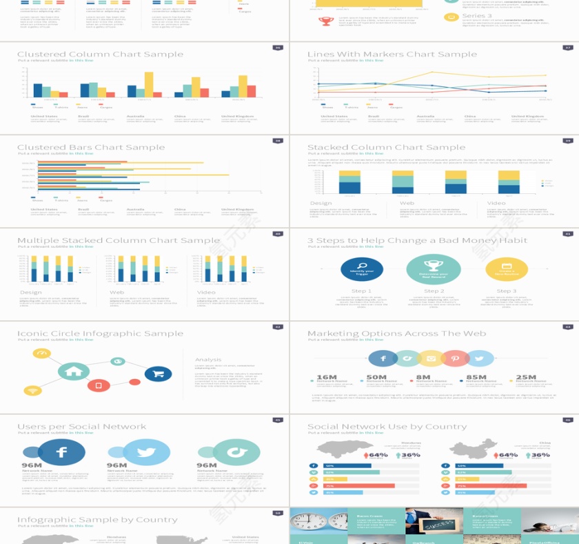 PPT模版商务会议策划总结年终动态预览图第4张