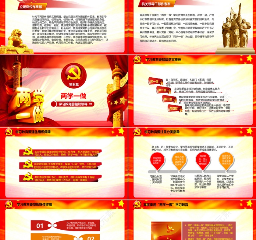 学党章党规学系列讲话做合格党员ppt模板第5张