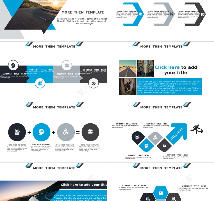 简约商务风格企业简介ppt模板第2张