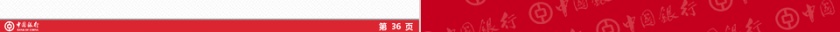 红色完整中国银行PPT模板第7张