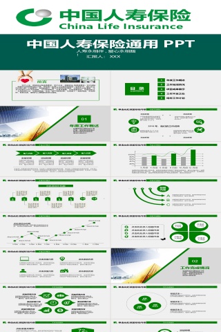 中国人寿保险行业PPT