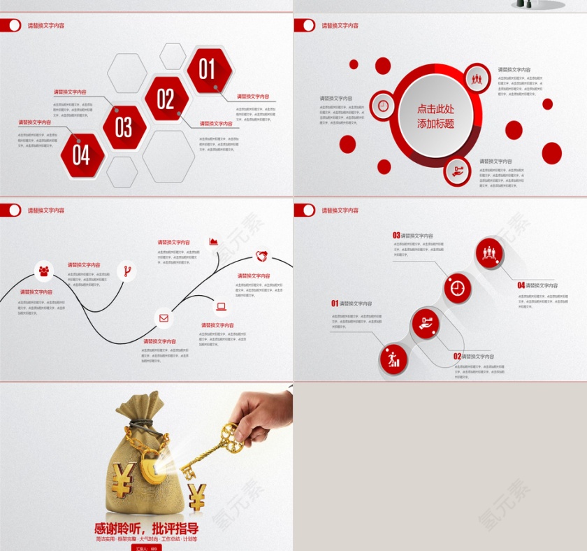 经济金融财务财会汇报PPT模板第5张