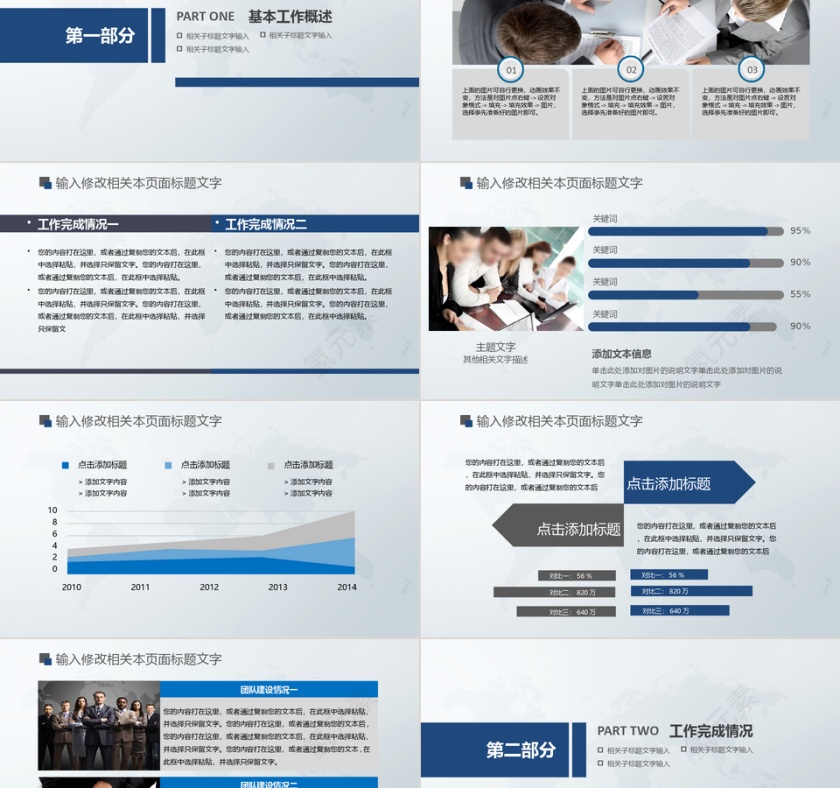 细致全面财务报告数据分析PPT第2张