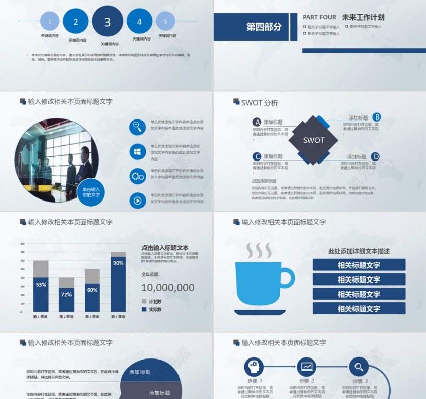 细致全面财务报告数据分析PPT第5张