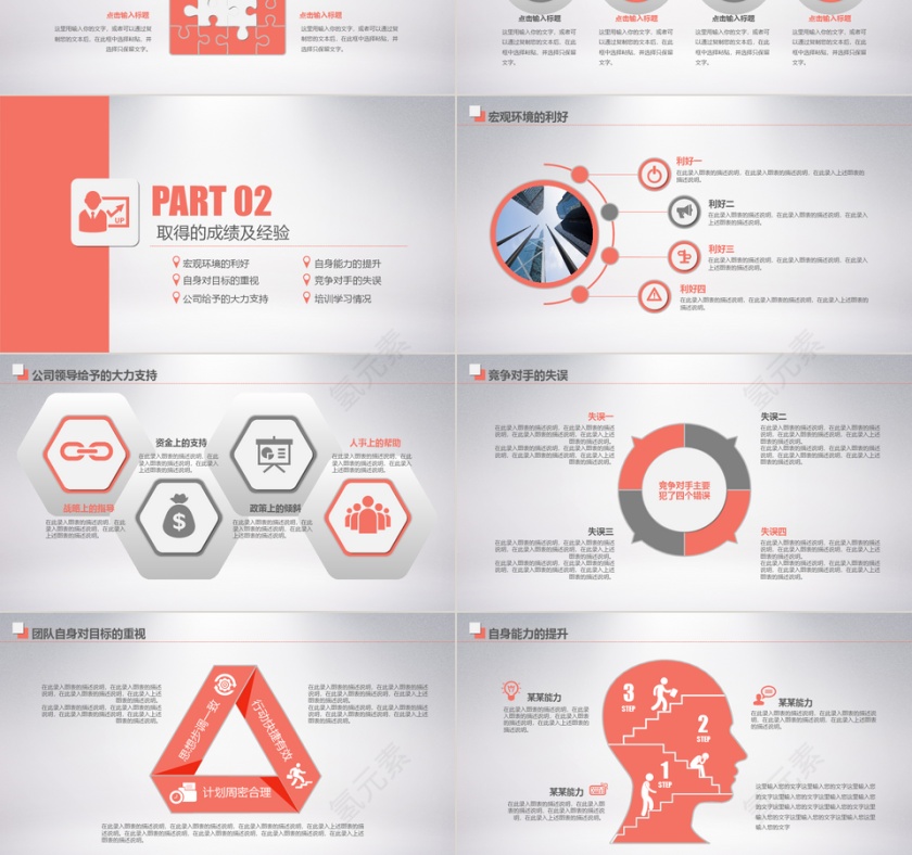 年中工作汇报总结PPT第3张