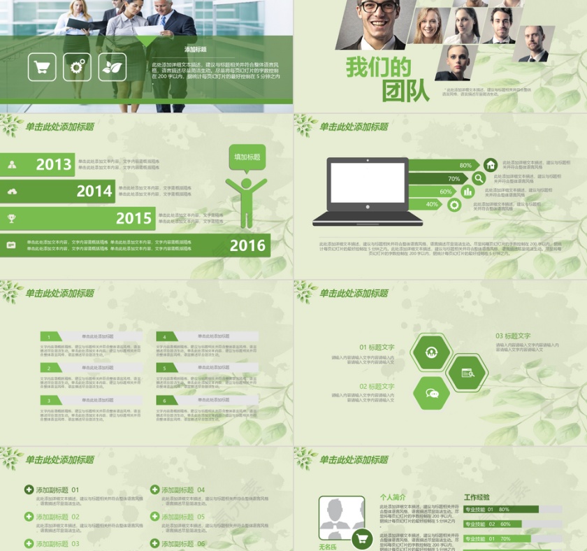 2019工作汇报年终总结PPT第2张