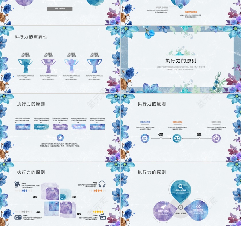 企业员工培训执行力培训PPT动态预览图第3张