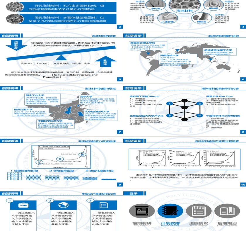 蓝色简约清新大气毕业答辩ppt第2张