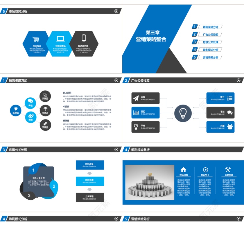 通用商业计划书策划书PPT模板第4张