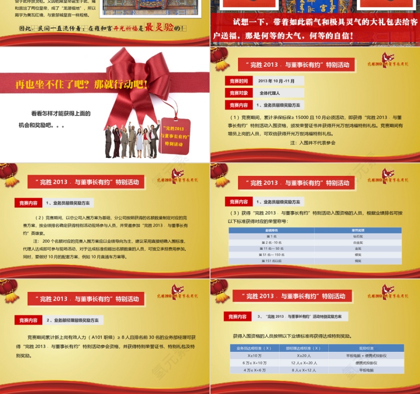 红色大气企业开门红宣传ppt模板第5张