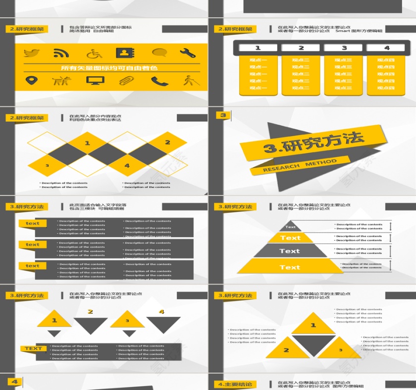 毕业答辩毕业设计PPT第3张