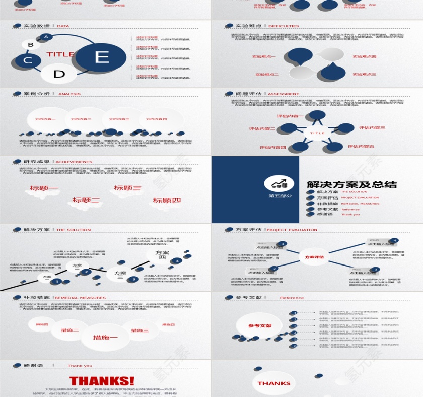 毕业论文答辩PPT模板第3张