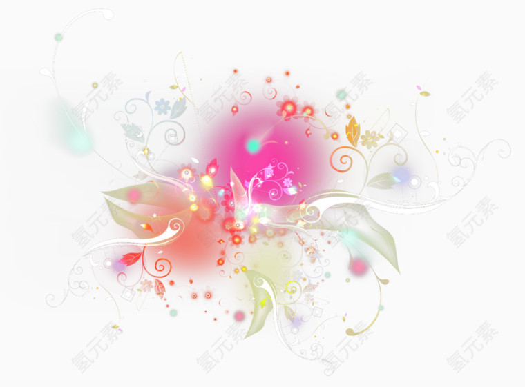 炫彩花光效
