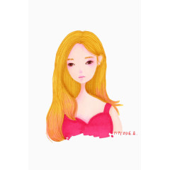 金色头发的女孩