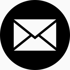 黑色邮箱图标