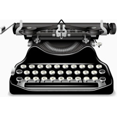 怀旧老式打字机