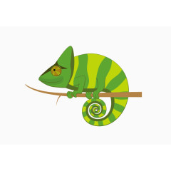 卡通手绘变色龙免费下载