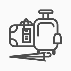 卡通旅游元素图标