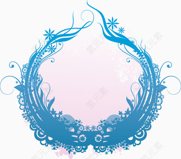 抽象炫彩清新环