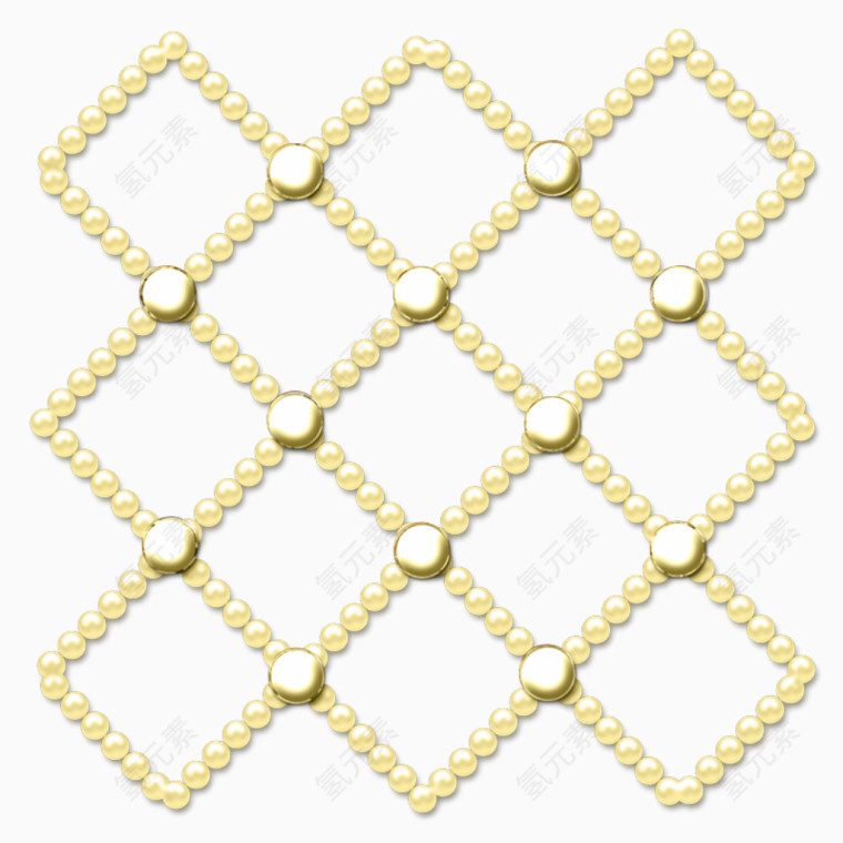 项链卡通卡通珍珠素材