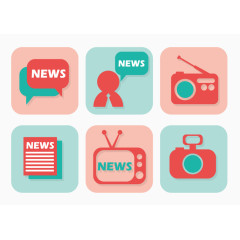 对话人物便签图标集