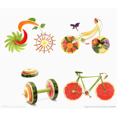 创意水果元素