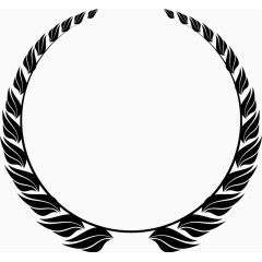 简约橄榄枝边框