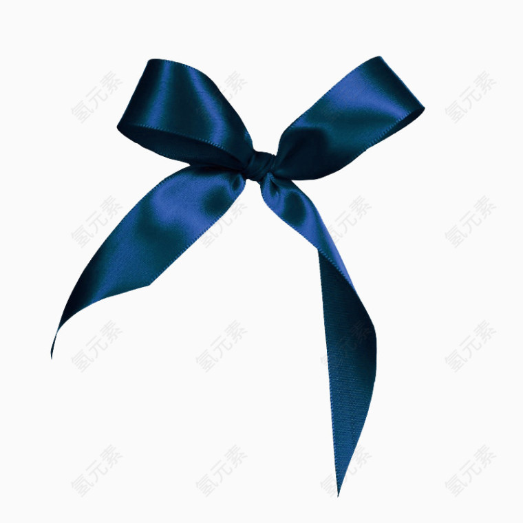 宝石蓝丝带蝴蝶结