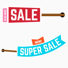 促销活动指示牌标签