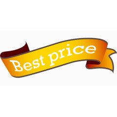 矢量标签渐变黄色