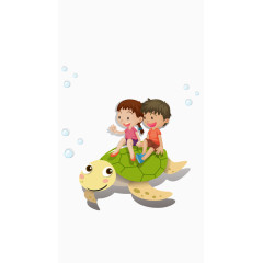 矢量手绘儿童素材