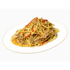 家常干笋牛肉丝