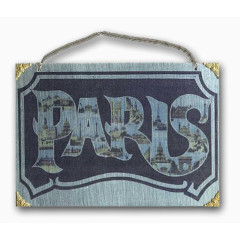 巴黎艺术标志牌