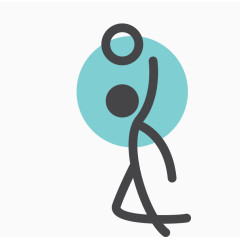 运动简笔画图标