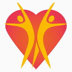 精美红色心形logo