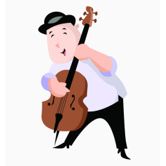 弹奏乐器的男生