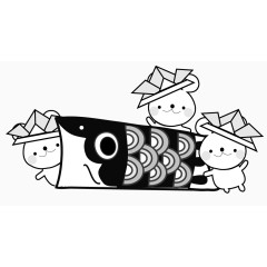 日式小清新卡通动物装饰