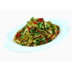 双椒廋肉炒青菜