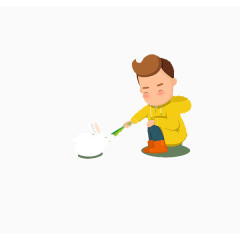 扁平化卡通形象素材