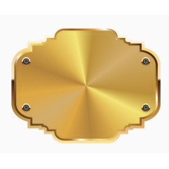 金色纪念促销标签