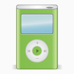 苹果iPod绿色苹果节日图标