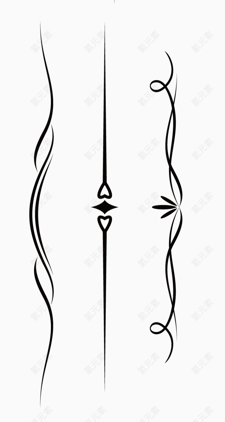 欧洲经典典雅分割线