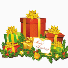 圣诞礼物盒卡通