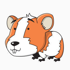 可爱卡通小地鼠