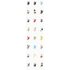 扁平化卡通形象素材