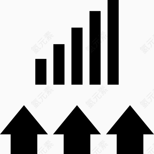 箭头箭数据信息起来信息图形4字形自由！