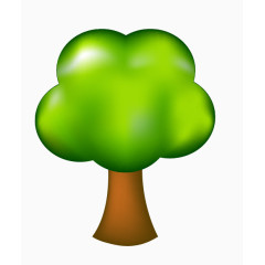 绿色图标标签元素