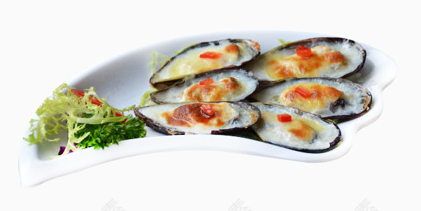 麻焗青口