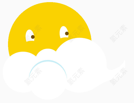 夜空月亮表情