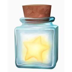 发光星星玻璃许愿瓶